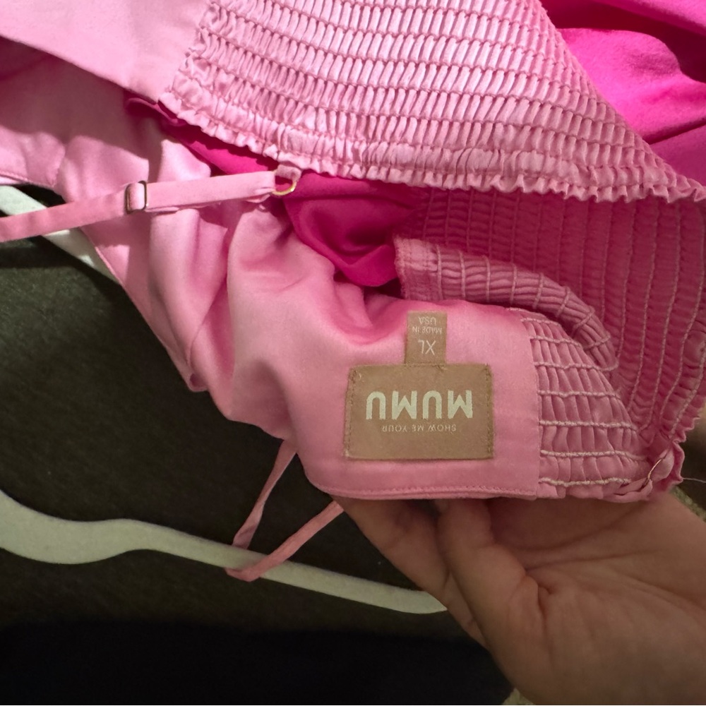 Show Me Your MuMu Best Bow Dress Pink - Picture 4 of 4